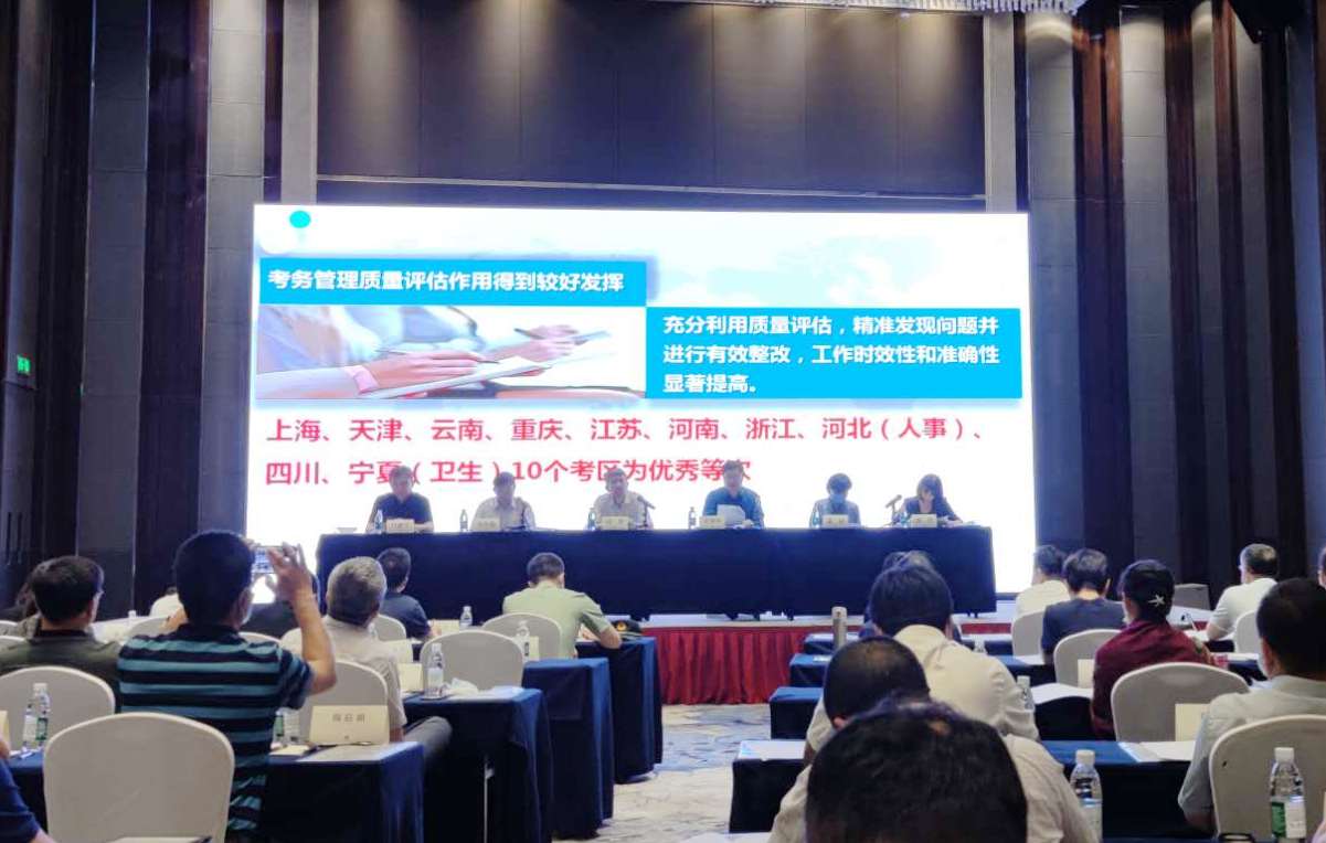 上海考区考试质量获得表彰